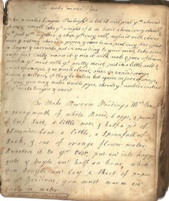 Ann Clapham Kerl Recipe Book